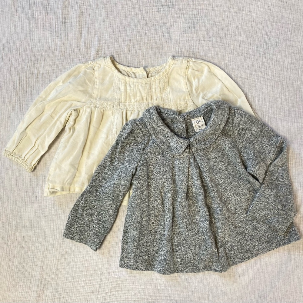 Bundle of 2 Baby Gap Tops 6-12month